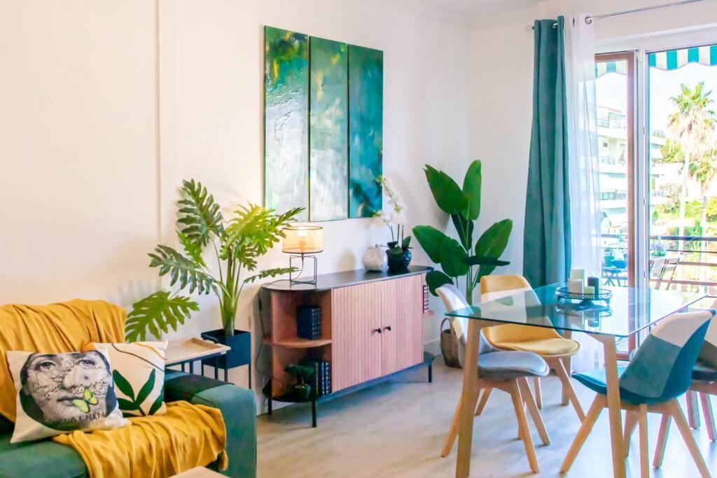 L45 Suite St Marguerite Sea View/ Balcon, Parking Wifi Niza Exterior foto