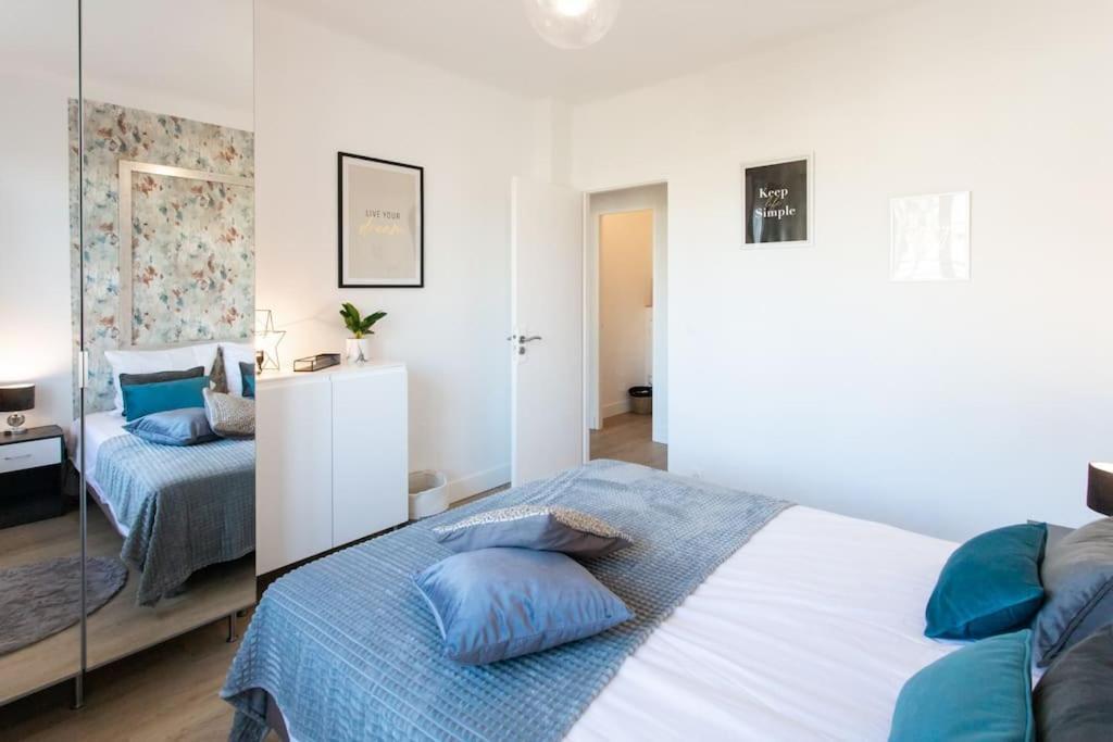 L45 Suite St Marguerite Sea View/ Balcon, Parking Wifi Niza Exterior foto
